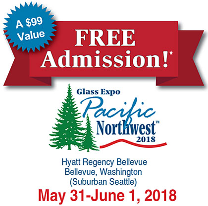 Free Admission to the Glass Expo Pacific Northwest 2018